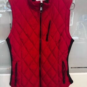 Red Quilted Women's Vest
